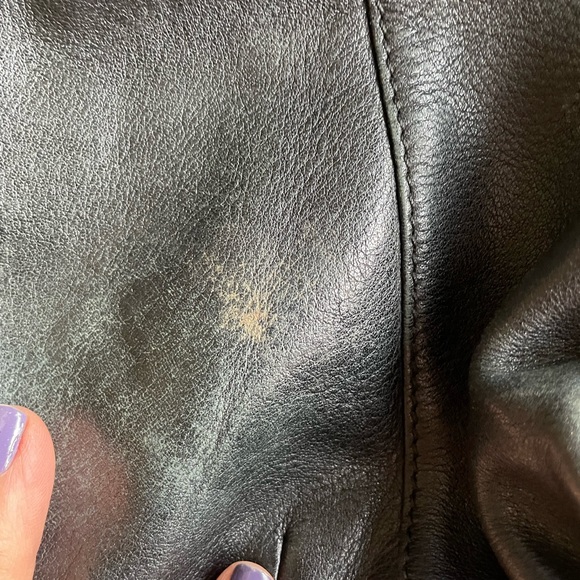 VTG B.Makowsky Black Leather Purse Handbag - Picture 6 of 12